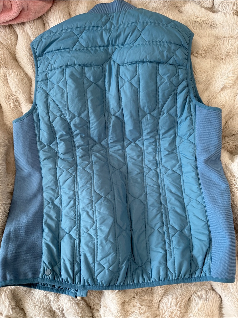 Hunter Blue Quilted Sleeveless Vest - Picture 5 of 5